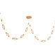 Tentacles LED 9.38 inch Aged Gold Brass Pendant Ceiling Light